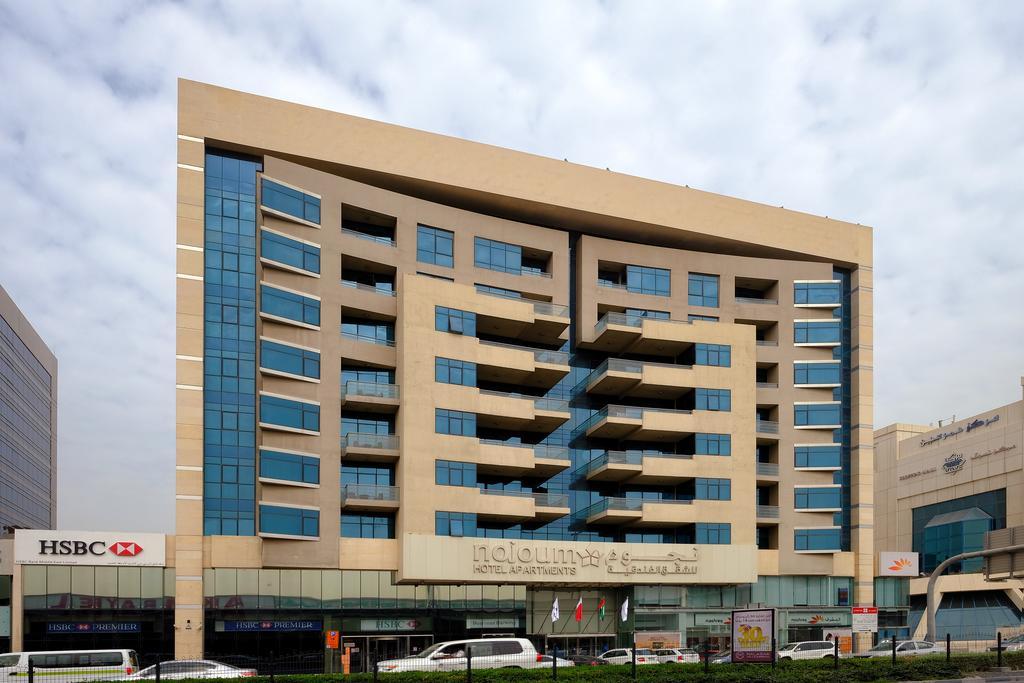דובאי Nojoum Hotel Apartments Llc מראה חיצוני תמונה
