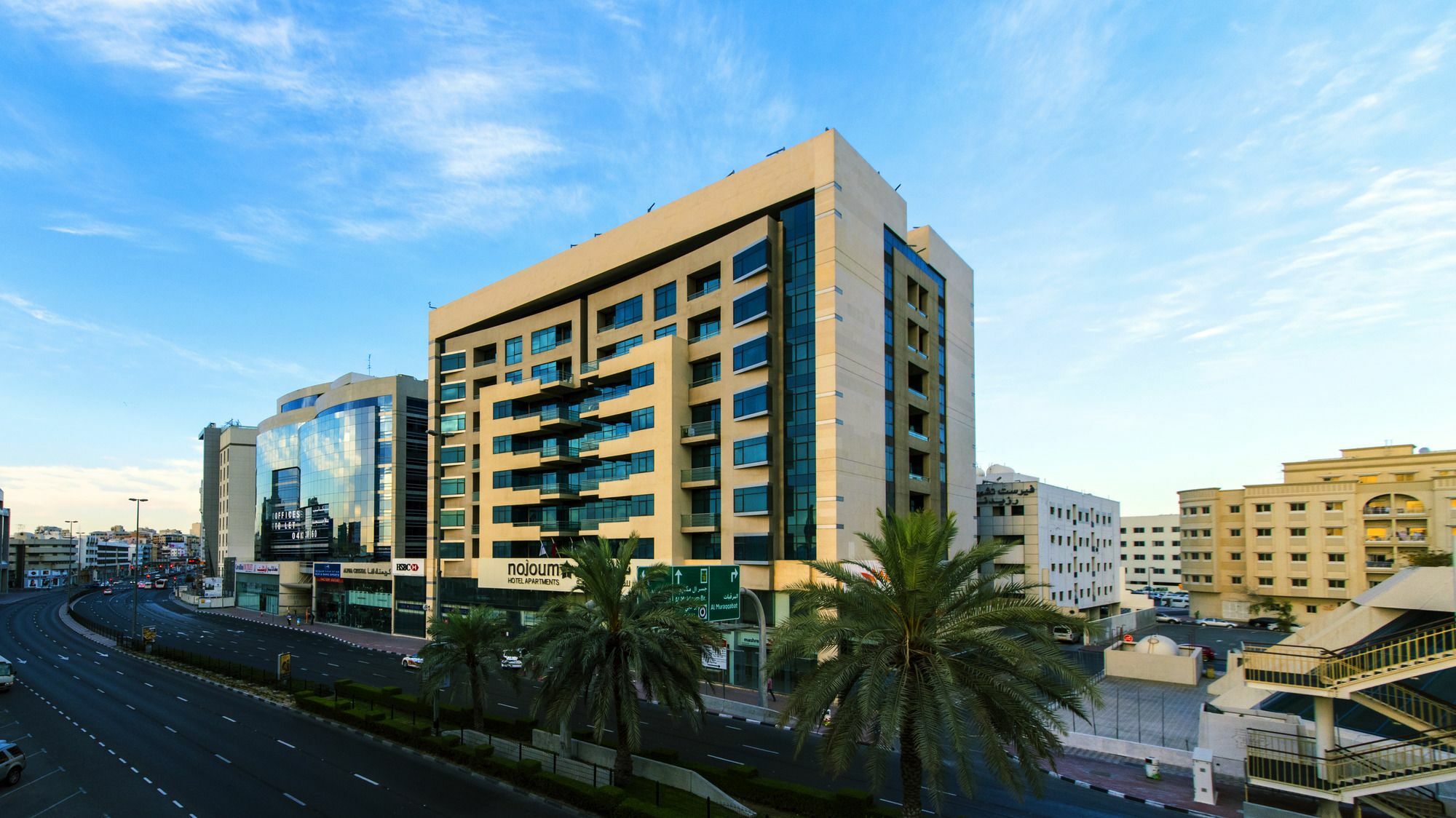 דובאי Nojoum Hotel Apartments Llc מראה חיצוני תמונה